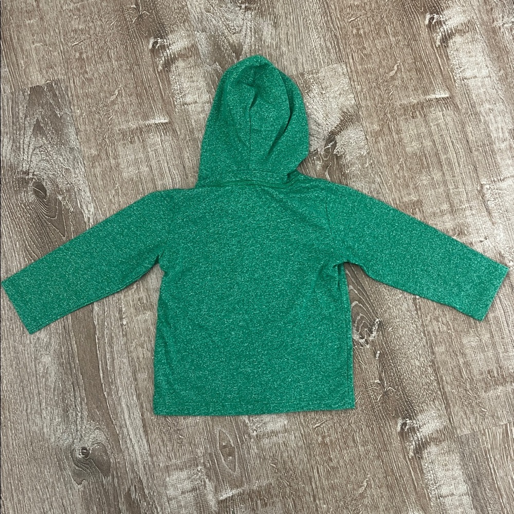 Childrens Place Green Hooded Long Sleeve Tee size 3T - Picture 2 of 5